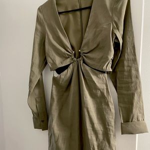 Zara size s color greens